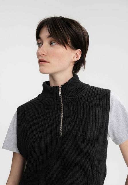 Melawear Rollkragen Strick Pullunder GAMINI Black Friday