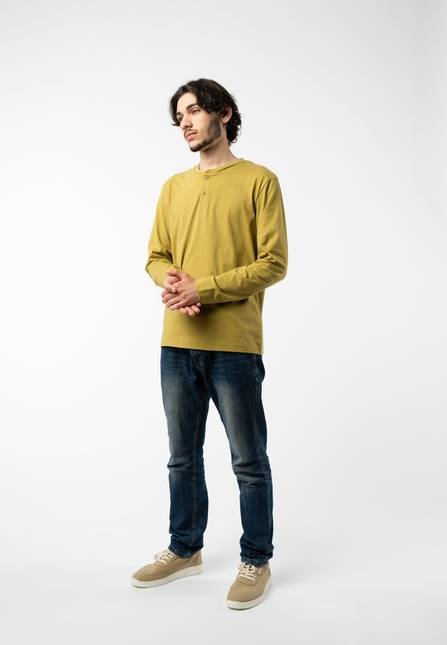 Melawear Henley Langarmshirt RAHUL Weihnachtsangebot