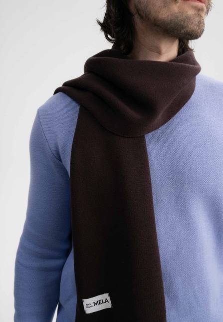 Melawear Jacquard Rippstrick Schal ASMEE Vatertagsangebot