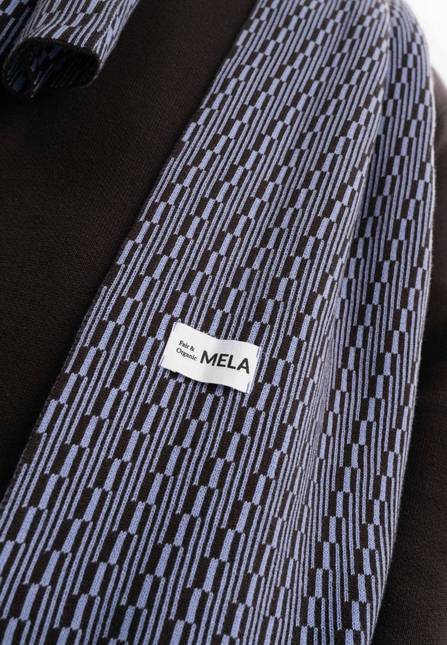 Melawear Jacquard Rippstrick Schal ASMEE Valentinstagsangebot
