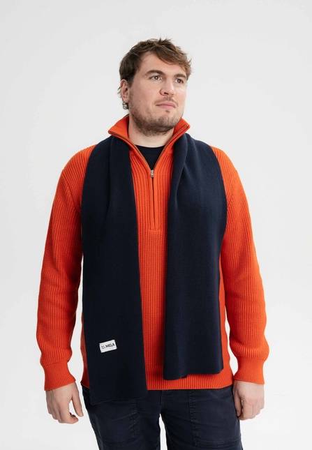 Melawear Jacquard Rippstrick Schal ASMEE Lagerräumung