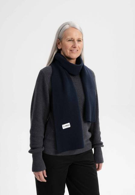 Melawear Jacquard Rippstrick Schal ASMEE Lagerräumung