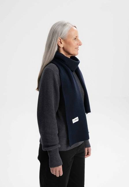Melawear Jacquard Rippstrick Schal ASMEE Lagerräumung