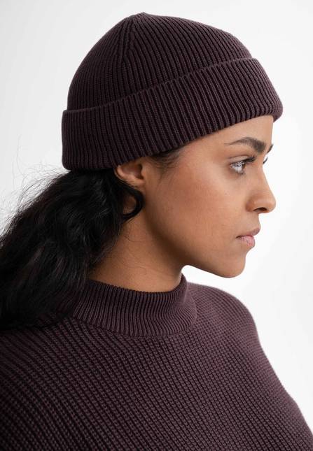 Melawear Unisex Kurze Rippstrick Mütze RAFI 50% Rabatt für begrenzte Zeit