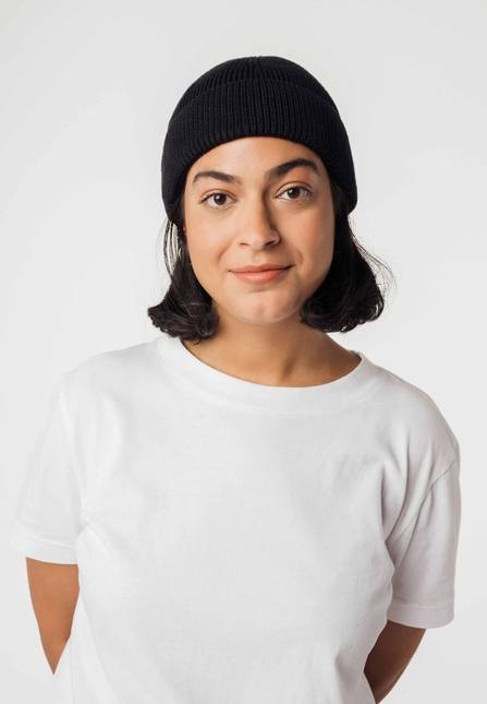 Melawear Unisex Kurze Rippstrick Mütze RAFI
