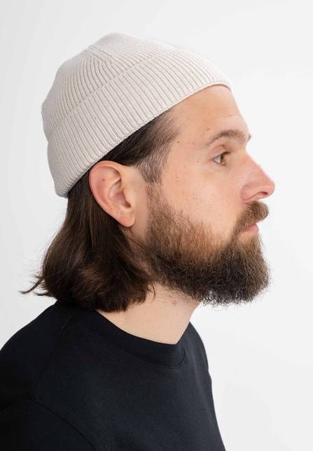 Melawear Unisex Kurze Rippstrick Mütze RAFI 2025