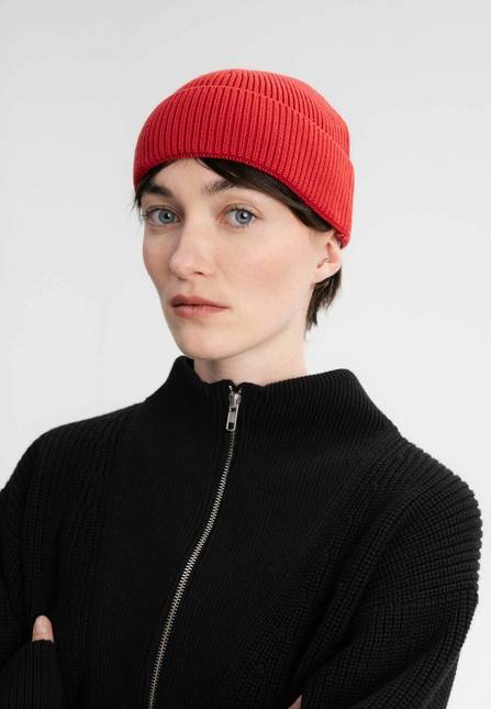 Melawear Unisex Kurze Rippstrick Mütze RAFI Online