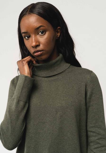 Melawear Feinstrick Rollkragenpullover MAYURA im Angebot