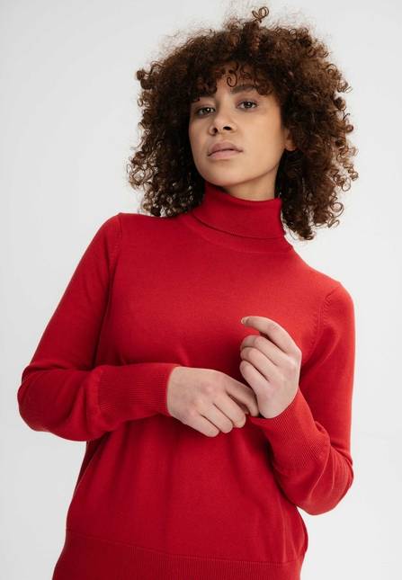 Melawear Feinstrick Rollkragenpullover MAYURA Schlussverkauf