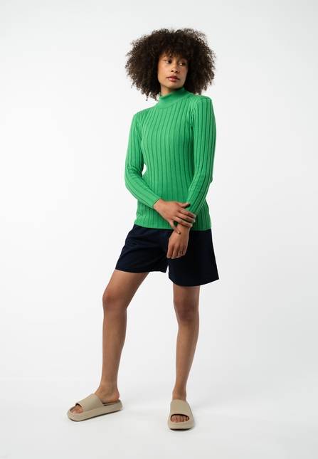 Melawear Damen Strickpullover mit Mockneck AMBA Rabatt