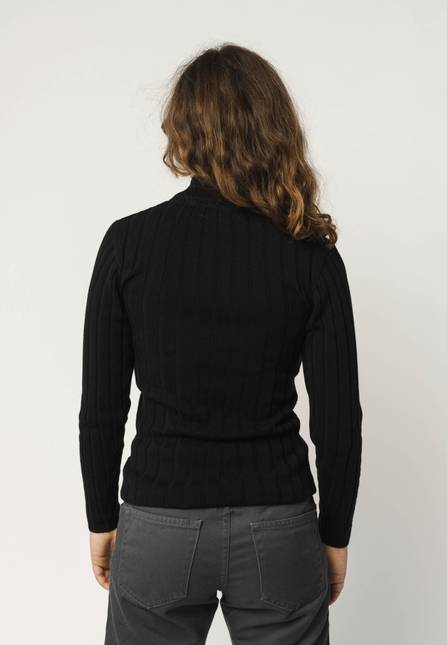 Melawear Damen Strickpullover mit Mockneck AMBA Versandkostenfrei