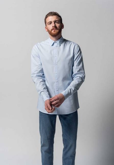 Melawear Herren Hemd Basic Kostenloser Versand international