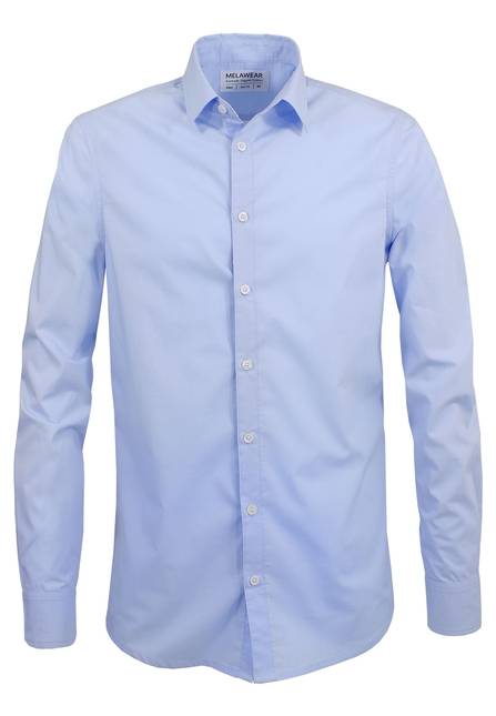 Melawear Herren Hemd Basic Kostenloser Versand international