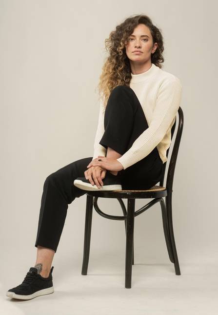 Melawear Rippstrick Pullover MANIKA Preisnachlass