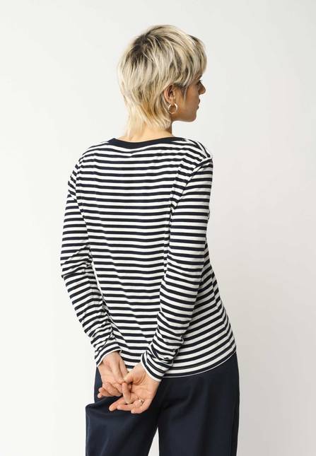 Melawear Basic Langarmshirt REENA Stripes Vatertagsangebot
