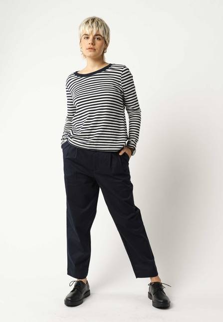 Melawear Basic Langarmshirt REENA Stripes Vatertagsangebot