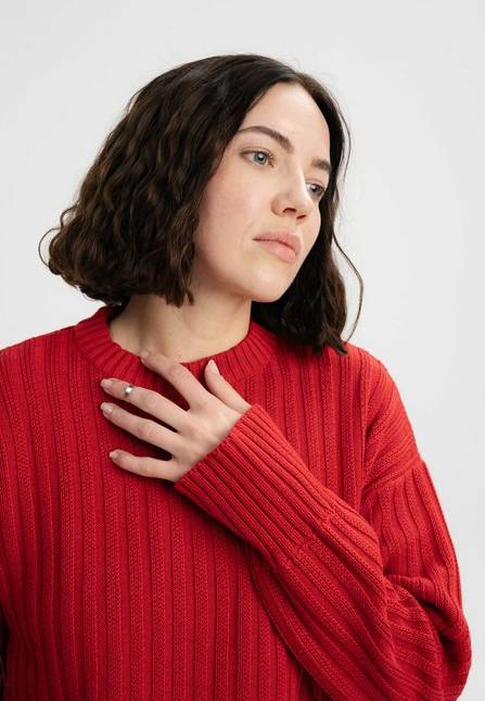 Melawear Strukturierter Strickpullover ISHANI Große Rabatte