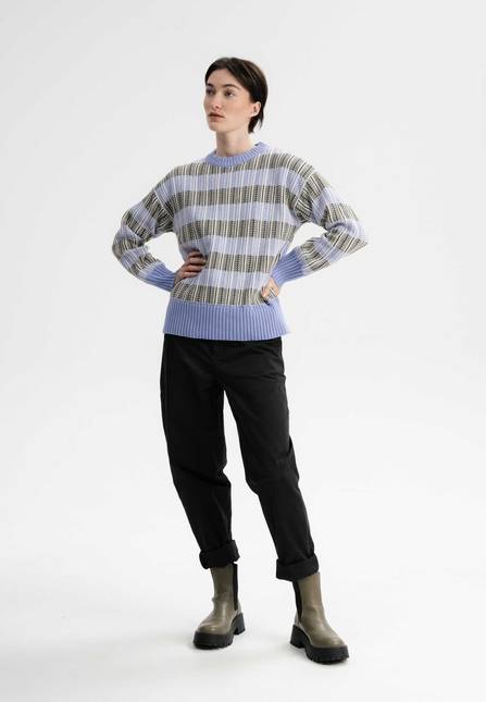 Melawear Strukturierter Strickpullover ISHANI Saisonale Angebote