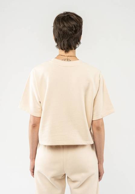 Melawear French Terry Cropped T-Shirt DEEPALI Räumungsverkauf