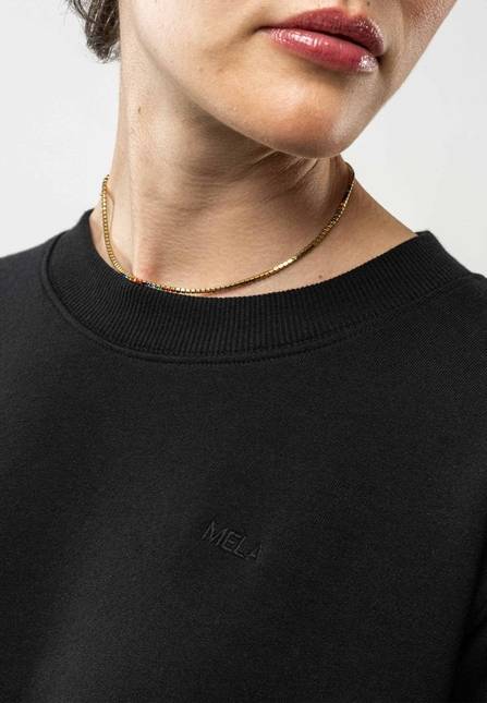 Melawear French Terry Cropped T-Shirt DEEPALI Tägliche Deals