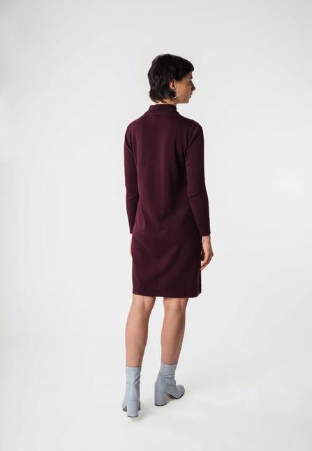 Melawear Basic Feinstrick Kleid HARLEEN Sonderangebot der Fabrik