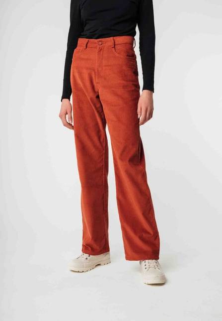 Melawear Cord Hose mit hohem Bund und weitem Bein OORJA