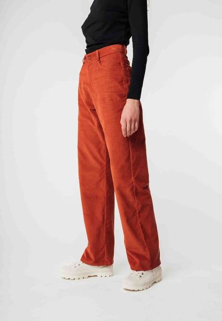 Melawear Cord Hose mit hohem Bund und weitem Bein OORJA Kostenloser Versand