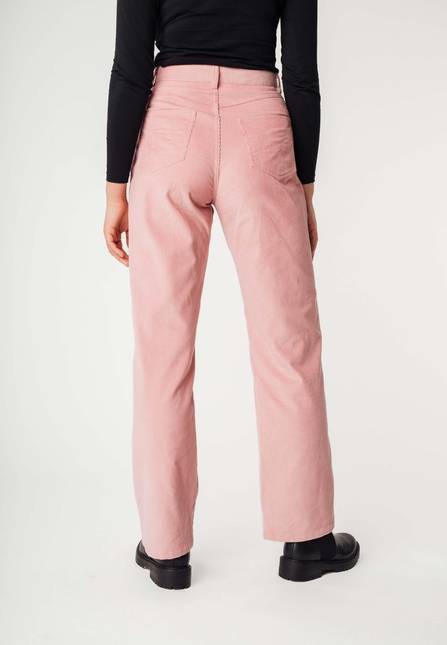 Melawear Cord Hose mit hohem Bund und weitem Bein OORJA Fabrik Onlineshop