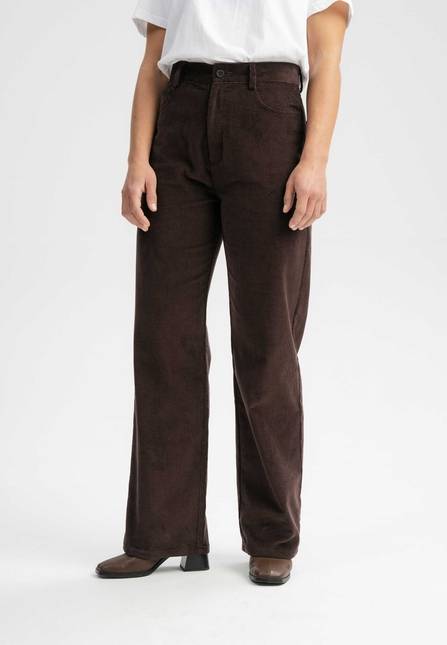 Melawear Cord Hose mit hohem Bund und weitem Bein OORJA Sonderangebot