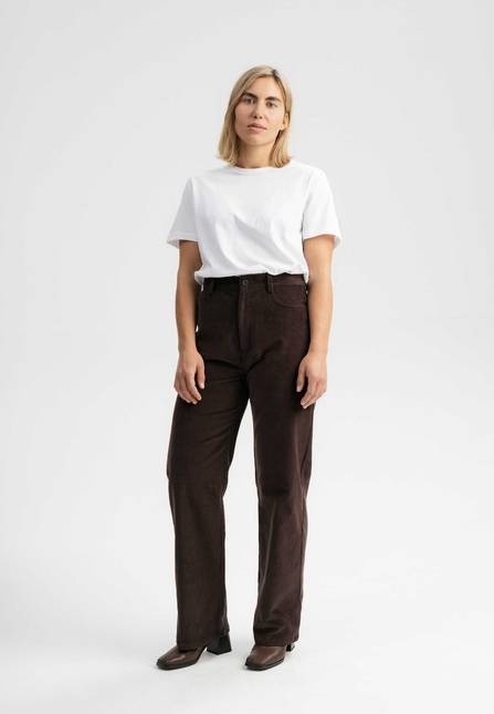 Melawear Cord Hose mit hohem Bund und weitem Bein OORJA Sonderangebot