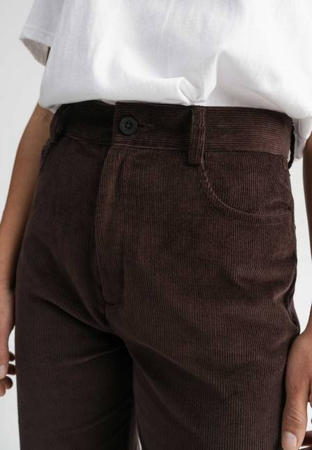 Melawear Cord Hose mit hohem Bund und weitem Bein OORJA Sonderangebot