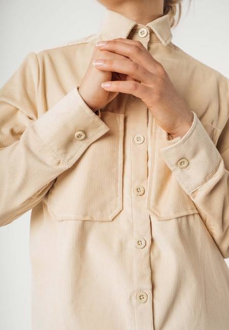 Melawear Cord Overshirt JIYA Flash Sale