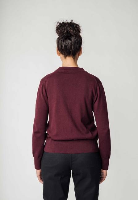 Melawear Damen Basic V-Neck Feinstrick Cardigan SURINA Online Shopping