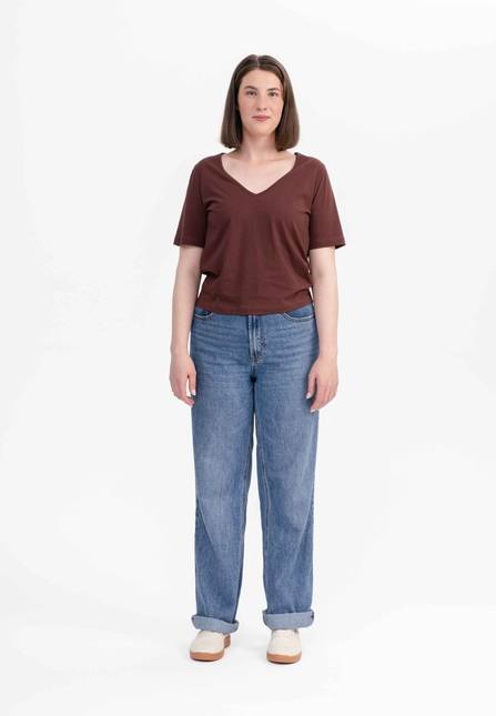 Melawear Damen V-Neck T-Shirt LALI Heißer Verkauf