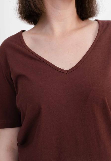 Melawear Damen V-Neck T-Shirt LALI Heißer Verkauf