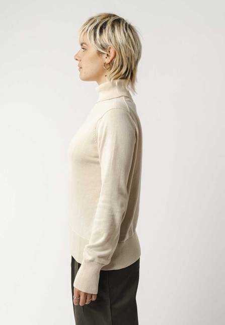 Melawear Feinstrick Rollkragenpullover MAYURA Neueste Mode