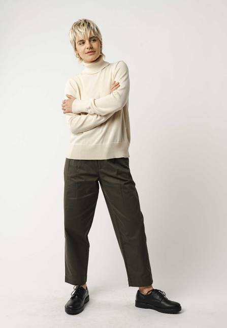 Melawear Feinstrick Rollkragenpullover MAYURA Neueste Mode