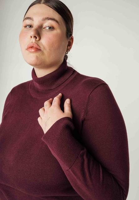 Melawear Feinstrick Rollkragenpullover MAYURA Zeitlich begrenztes Angebot