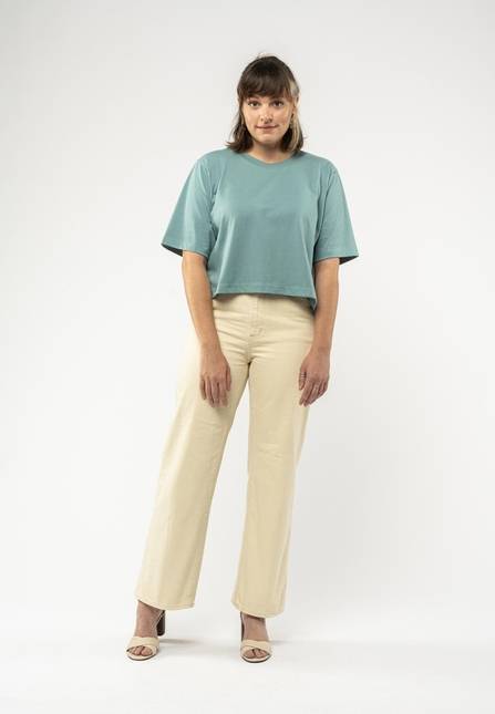 Melawear Cropped T-Shirt JANDRA Rabatte dieses Monats