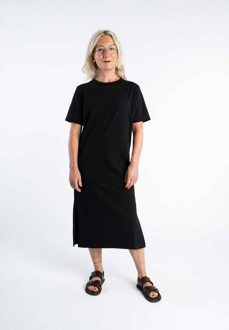 Melawear Langes Jersey Kleid LATIKA Verkauf