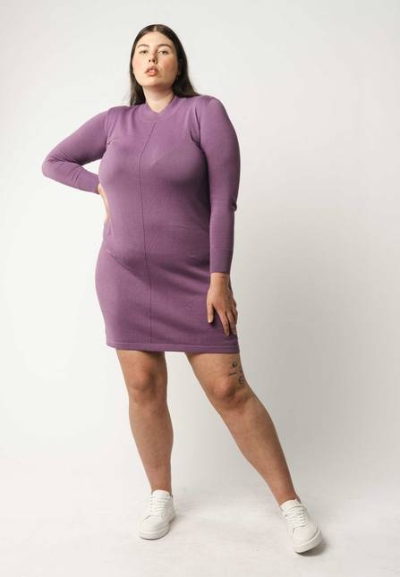 Melawear Basic Feinstrick Kleid HARLEEN Meist gekauft