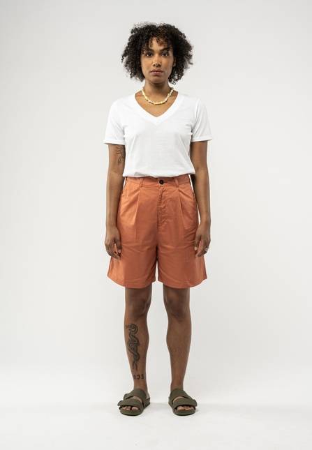 Melawear Shorts mit hohem Bund SABITHA Letzter Tag