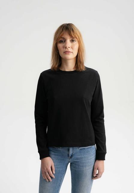 Melawear Langarmshirt schwer AASTHA Fabrikverkauf