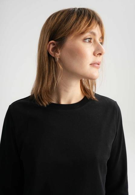 Melawear Langarmshirt schwer AASTHA Fabrikverkauf