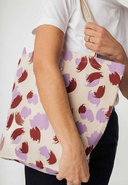 Melawear bedruckte Totebag PUNAM Kostenlose Rückgabe