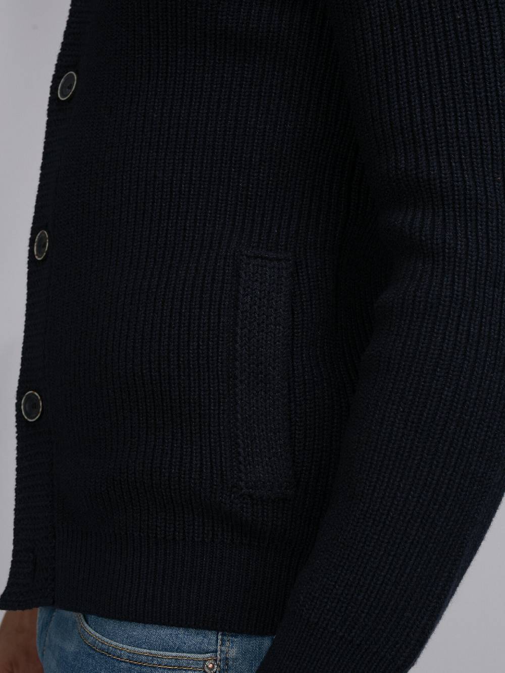 Petrol Industries M-3040-KWC282 Men Knitwear Collar Cardigan (5120 Sky Captain) Fabrikpreis