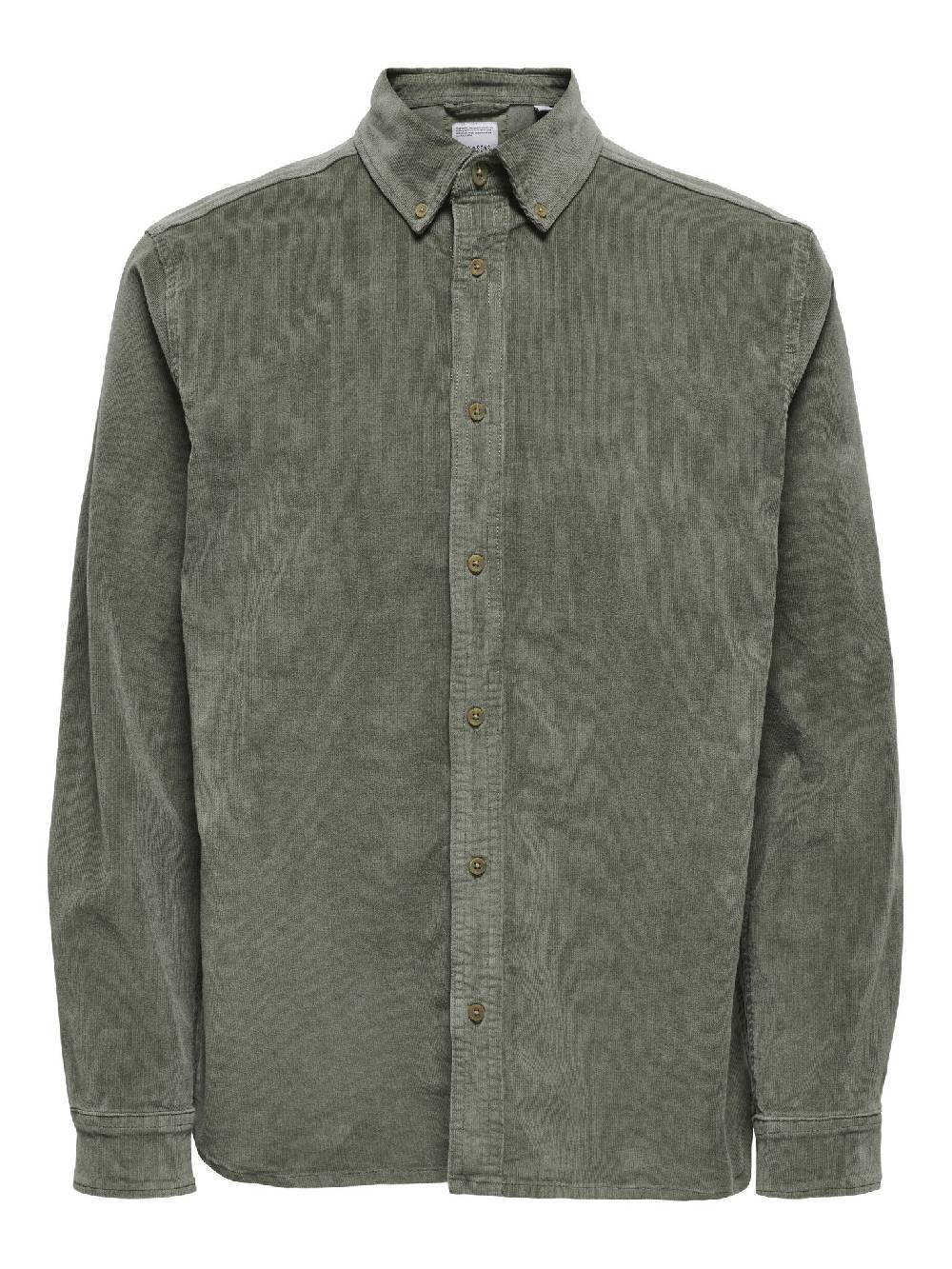 Only & Sons ONSMICHAEL 18W REG CORD STRETCH LS (Castor Gray) Cyber Monday
