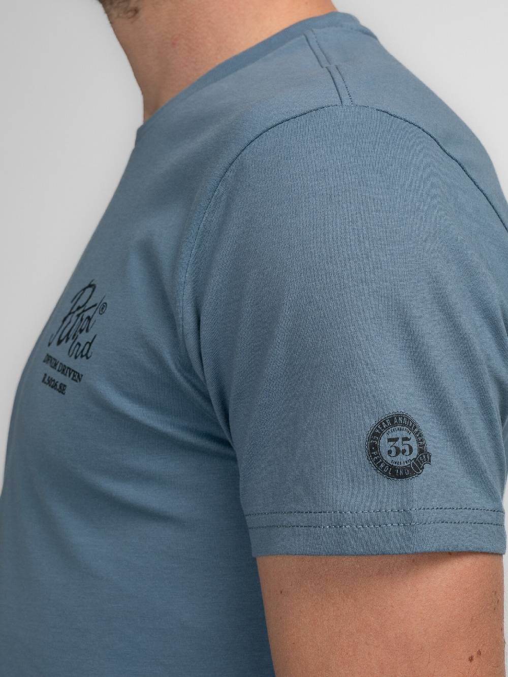 Petrol M-3040-TSR662 Men T-Shirt SS Classic Print (5183 Light Shadow) Weihnachtsangebot