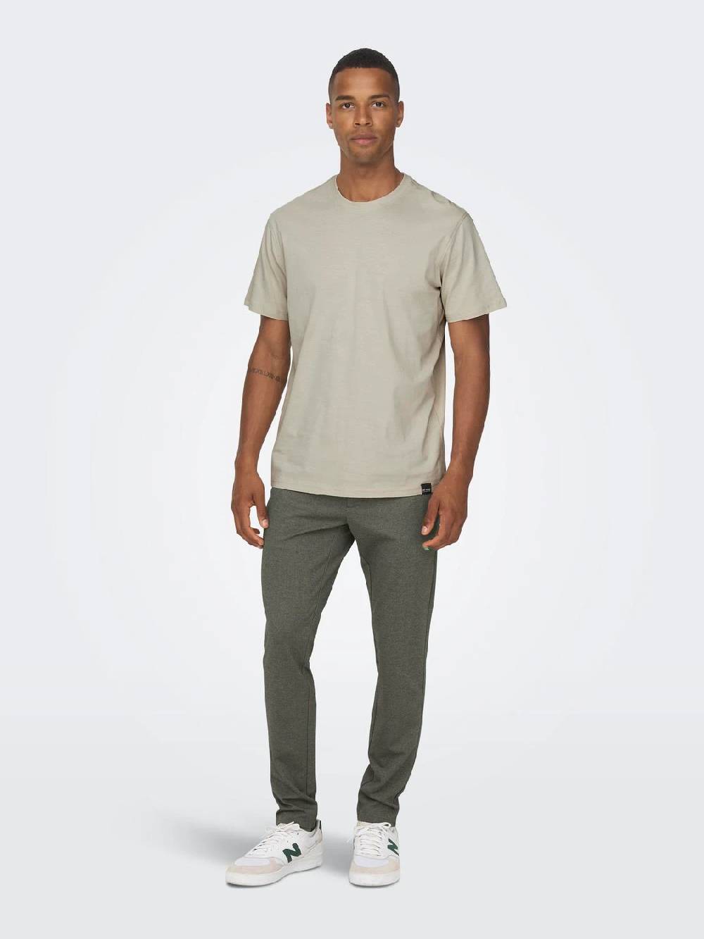 Only & Sons ONSMARK SLIM HERRINGBONE PANT NOOS TEAK Exklusive Angebote