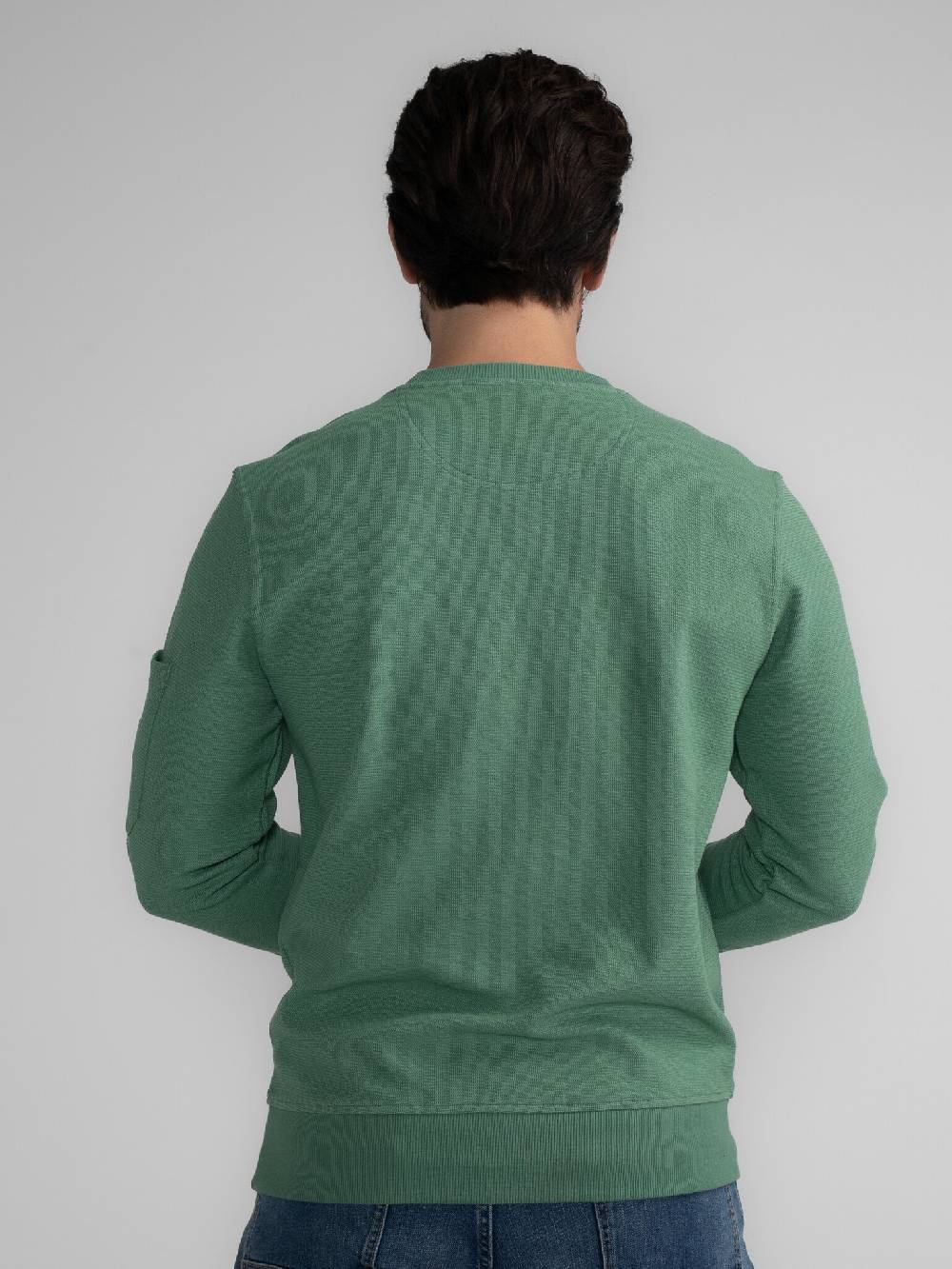 Petrol M-3040-SWR304 Men Sweater Round Neck (6167 Wasabi) Bis zu 50% Rabatt